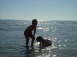 San Felipe Playing on the Beach